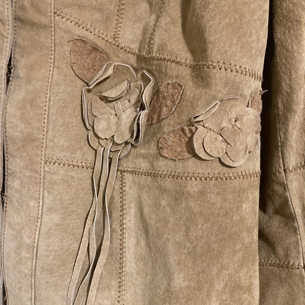 Vintage suede leather jacket